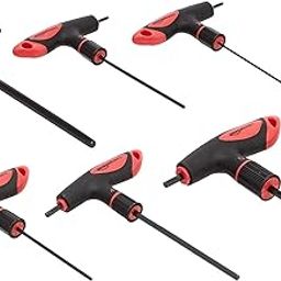 amazon basics T-Handle Hex Key Set, 8 Pieces, 2 -10 mm-43