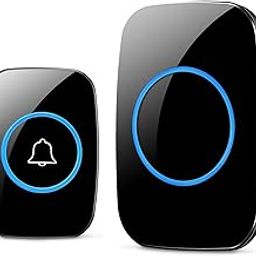 GRILAX Wireless Doorbell Kit – Waterproof with 1000+ ft Range, Distinct Front/Rear Door Alerts, 60 Chimes, 5 Volume Levels, and LED Flash for Home, Office, and Classroom-5