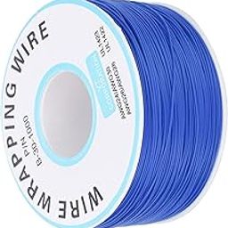 TIKATARER Insulated Copper Wire, Wrapping Wire Circuit Board Flying Wire Silver Solder Wire Copper Single Core Line Electronic Connecting Cable (Blue)-image-5
