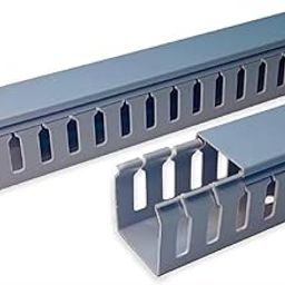 PVC AR Duct Cable Tray Managers/Wiring Channels/Cable Tray PVC FRLS Type, (Size-60mm X 45mm X 100cm)-24
