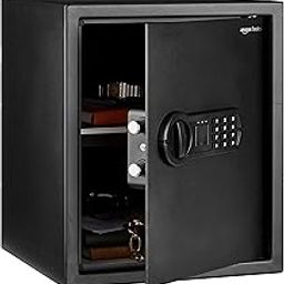 Amazon Basics Digital Safe With Electronic Keypad Locker For Home, Gross Capacity - 49L (Net - 43L ), Black-image-72