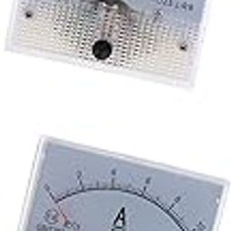 VELURA 2Pcs DC Ammeter Analog Panel Amp Meter Current Pointer Type 0-10A 0-5A|2 Pieces Of Dc Ammeters| Meters Sensors & Probes| Tools-21