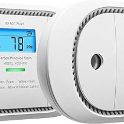 X-Sense Wireless Interconnected Carbon Monoxide Detector, Replaceable Battery Powered CO Alarm with Digital Display and Peak Value Memory, XC01-WR, Pack of 2-image-13