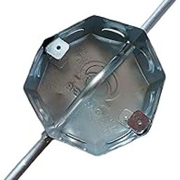 Metal fan box hook for ceiling fan installation heavy duty galvanized iron mount rust resistant ceiling fan bracket with secure screw thread design 96-image-84