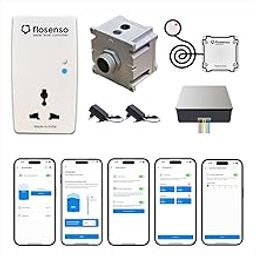 Flosenso Pro with Pulse Add-on for Water Detection in Pipeline and Navi Add-on for Submersible Pumps - Fully Automatic Water Level Controller | Ultrasonic Sensor | Mobile App | All Features | 16 AMP-image-49