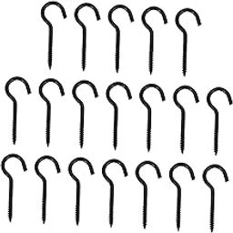 ORFOFE 100pcs Multi-Functional Eye Bolts Screws Hooks for Plants Lights and Jewelry Easy to Install Self-Tapping Hooks for Wall and Ceiling Mounting Space Efficient and Sturdy Design-image-24