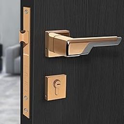 Plantex Premium Door Lock with 3 Years of Warranty/Main Door Lock for Home/Mortise Lock for Door - Main Door Lock Set(7093 - Pvd Choco & Satin Black Matt)-image-95