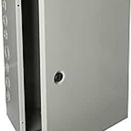 Hoffman AHE16X12X6 Pull Box Hinged Cover, Steel, 16.00" x 12.00" x 6.00", Gray-image-73