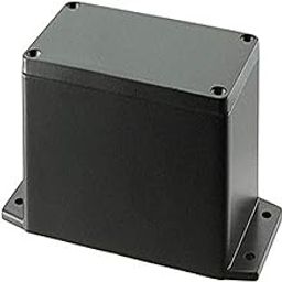 BUD Industries AN-2853-AB Black Powder Coated IP68 Aluminum 4.53x2.56x2.17 Enclosure with Molded in mounting Brackets-picture-17
