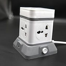 CARIBOU CBU-34 Cube Extension Board with USB Port| 4 Universal Sockets| Overload Protector | led Indicator| 2.0 mtr ISI Approved Cord| Multi-Plug| Made in India-21