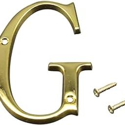 BNF®100mm Polished Door Numbers Alphabet Letter Floating House Door Number G|1 Piece Alphabet Letter|Home & Garden-23