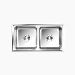 Nirali Kitchen Sink 304 Grade Stainless Steel | Sound Proof Double Bowl Sink with Waste Coupling Opal (Matt Finish, 37.5 inch x 20 inch)-image-65