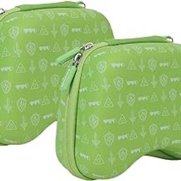 Stealodeal Universal Travel PU Green Game Controller Carrying Case Gaming Accessory Case (PS3, PS4, PS5) (Pack of 2)-17
