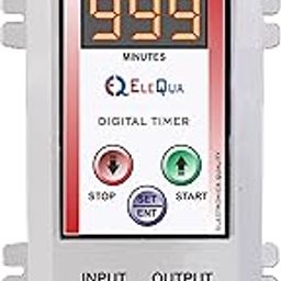 1 to 999 Minutes Timer Switch for Geyser, Heater, Oven Water Motor Pump 0.5HP to 2 HP, Single Phase Direct Supply and MCB Type Starter-24
