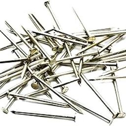 PMW-Strong Round Iron Metal Wire Nails, 1.25 Inch, Silver -Set of 50 Pieces-30mm-picture-17