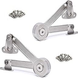 VICTAC Heavy Duty Door Support Hinge Lid Stay with Soft Close, Kitchen Cabinet Support Drop Lids of Cabinets Cupboard Meter Box Wall Hiding Decor Picture Frames-image-33
