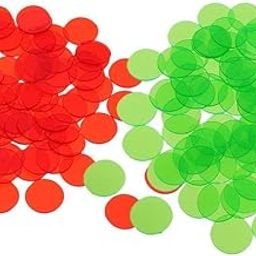 ATORSE Toy 200 Pieces Translucent Bingo Chip 3/4 Inch for Bingo Game Cards Gift-Toys & Hobbies-Games-Board & Traditional Games-Contemporary Manufacture-22