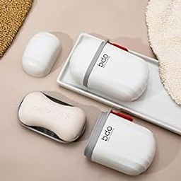 Pack Of 2 Leakproof Travel Soap Case,Waterproof Container Draining Layer,Portable For Bathroom,Camping,Gym Dish Home Bathroom Plastic With Cover Holder Outdoors Use Lid Drain Design,Multi-46