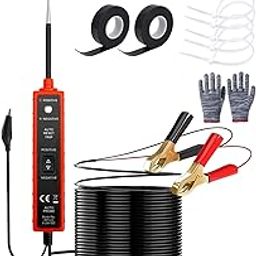 LR DECOR Car Circuit Tester for Ground Detection Voltage Test Continuity Testing Red-image-15
