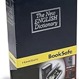 TrendBasket Hidden Book Safe with Lock, Secret Storage Box for Jewelry, Cash & Documents, Portable Safe Cash Locker with key in Book Design for Home, Office, Travel-20