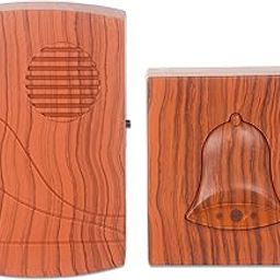 GLUN® Smart Wireless Home Doorbell, Calling Bell for Home and Office Easy Install Battery-Powered Wooden Finish Elegant Design with Upto 100 Meter Range-picture-23