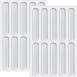 YOMITH Clear Rubber Silicone Strip Wall Protector, Cabinet Door Bumper, Furniture Drawer Safety Stopper, Car Anti Collision Bumper Guard (Pack of 20)-image-17