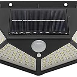 ASGTRADE Solar Powered Motion Sensor Light, 100 LEDs, 3 Modes, IP65 Waterproof, Wide Angle Lighting for Outdoor Wall Mount, Balcony, Gate, Pool, Terrace, Security Area, Antique Look-picture-17