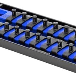 Ernst Manufacturing 8-Inch Socket Boss, 2-Rail Socket Tray, Blue - 1/4" Drive-image-99