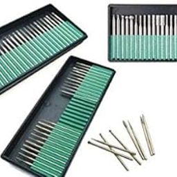 DIY Crafts Pack Of 30 Pcs, Design No #1, 30X Diamond Burr Bits Drill for Engraving Carving DI (Pack Of 30 Pcs, Design No #1)-3