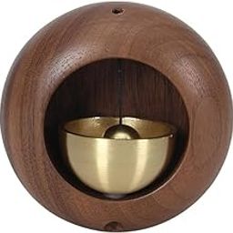 Wooden Magnetic Doorbell with Brass Accent, Japanese Style, for Home and Office-picture-24