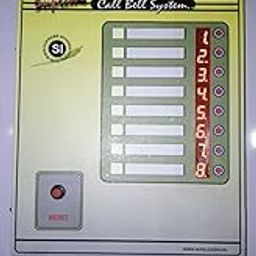Supreme ABS Unbreakable Wireless Office Call Bell System with 8 Remotes and 1 High Glow Digital Display with Numeric Display and Inbuilt Bell (Soft White)-image-62