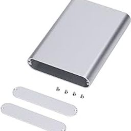 Aluminium Project Junction Box Electrical Box Enclosure Case Matte Silver 1.02 X 4.25 X 5.91 Inch-image-14