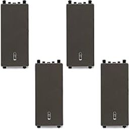 Schneider electric Zencelo India-16AX/20A 1 Way Full Flat Switch with Neon-Dark Grey (Pack of 4)-picture-13