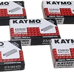 Kaymo Stapler Pin 23/8-H Heavy Duty (Pack of 5-5000 pins) | Staple Pins 23 Series H - 8mm-image-91