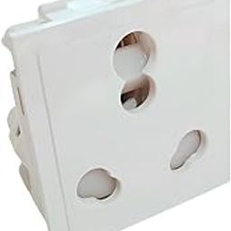 ELEGANT CASA 3Pin Universal 6/16A Socket with Shutter | Heavy Duty Electrical Socket for Home, Office, Shop – White (Pack of 1)-picture-22