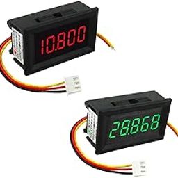 CALANDIS™ DC 3.5-30V Mini 5 Digit Digital LED Voltmeter Volt Meter Panel Car Red+Green-picture-18