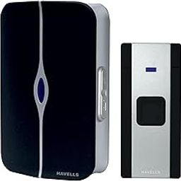 Havells Tango Plastic Wireless Digital Doorbell (White and Black)-image-9
