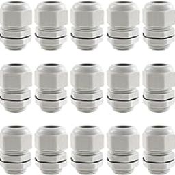 15 Pack 3/4'' NPT Cable Gland Connector Waterproof IP68 Strain Relief Nylon Cord Connectors Adjustable 10-16mm/0.39-0.62inch Nylon Cable Glands Joints With Gaskets-picture-18