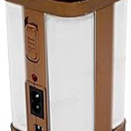 JOYAL Rechargeable Solar Home Emergency Floor Lantern Lamp Light 4 Side Tube (Golden)-16