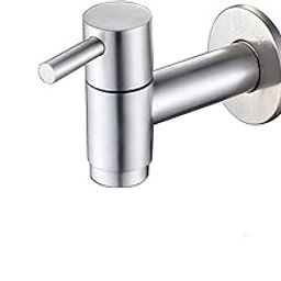 Wall Mounted Stainless Steel Bathroom Sink Faucet, Mop Pond Cold Water Tap, Garden Laundry Utility Faucets, G1/2'' Thread-image-20