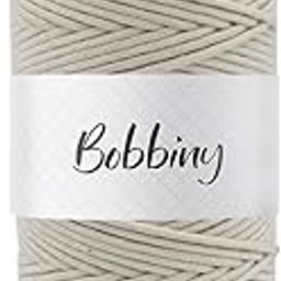 BOBBINY | Premium Cotton Like Tight Rope Braided Cord Twine String for DIY Craft - Versatile, Durable, Eco-Friendly | Off White | 2 mm, 25 Meter-23