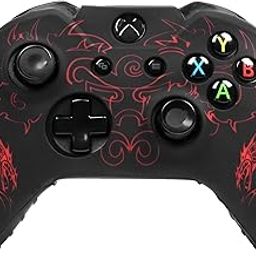 OIVO INDIA Black Dragon Design Controller Silicone Cover Case Xbox Controller Skin Anti Slip Protective Case Sleeve Compatible for Xbox X/S Controller Remote-10