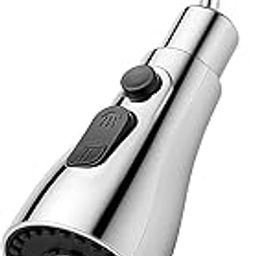 PANCA 3-in-1 Kitchen Tap Spray Head Attachment | 360° Rotating Faucet Extender with 3 Water Flow Modes | Universal Sink Tap Nozzle with Splash-Proof Sprayer for Kitchen Utility Sink (Silver)-image-97