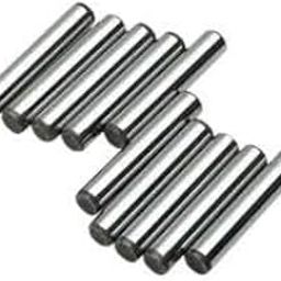 GK MART 3mm diameter x 10mm (1 cm)length solid alloy steel cylindrical straight grinded finish with both end chamfered hardened steel dowel pins - 10 Nos-image-71