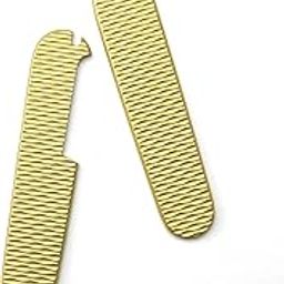 UPFIST 1 Pair of Knife Handles with Brass Chip Handles for 91MM-image-54