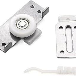 VICTAC Sliding Door Rollers Wardrobe Nylon Pulley Wheel Cabinet Caster, Door wheels with silent Bearing High load-bearing Roller of 1 Set-image-81