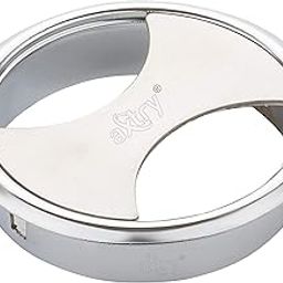 Axtry 2.5 Inch Stainless Steel Cable Manager / Cable Hole Cover Grommet / Wire Cable Organiser Manager Chrome Finish (Silver, Pack of 1)-image-49