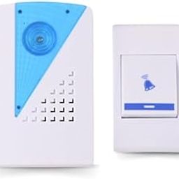 INSECTRA Wireless Doorbell - Long Range Over 100 Ft, 32 Rings Bell, Battery Powered Door Bell Chime with LED Flash Wireless Calling Bell for Home, Office, Shop-image-96