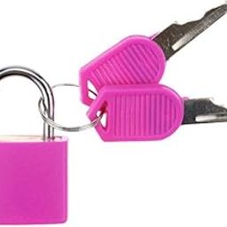 BNF® Mini Steel Padlock Suitcase Daily Travel Padlock with 2 Keys Pink|Business & Industrial | Facility Maintenance & Safety |1 Set Small Padlock-image-45