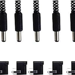 5 Pairs of Panel-Mounted 3-Pin Male Plug and Female Jack DC Power Connectors-image-31